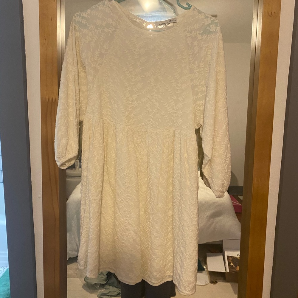 Pull and Bear embroidered dress